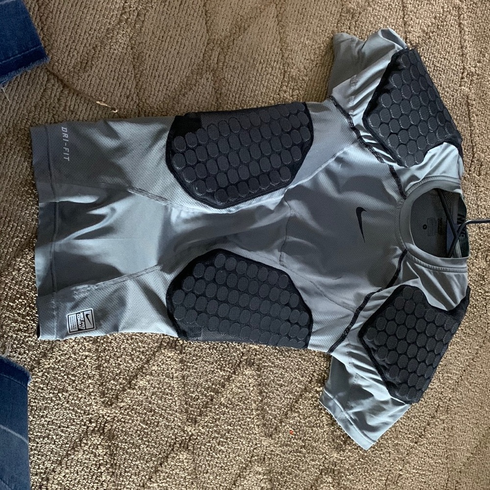 COPY - Nike Combat Football Shirt, Adult Small, grey, EUC